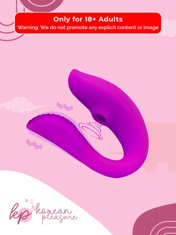 USB Rechargeable Sucking Vibrator with 10-Mode Vibrations