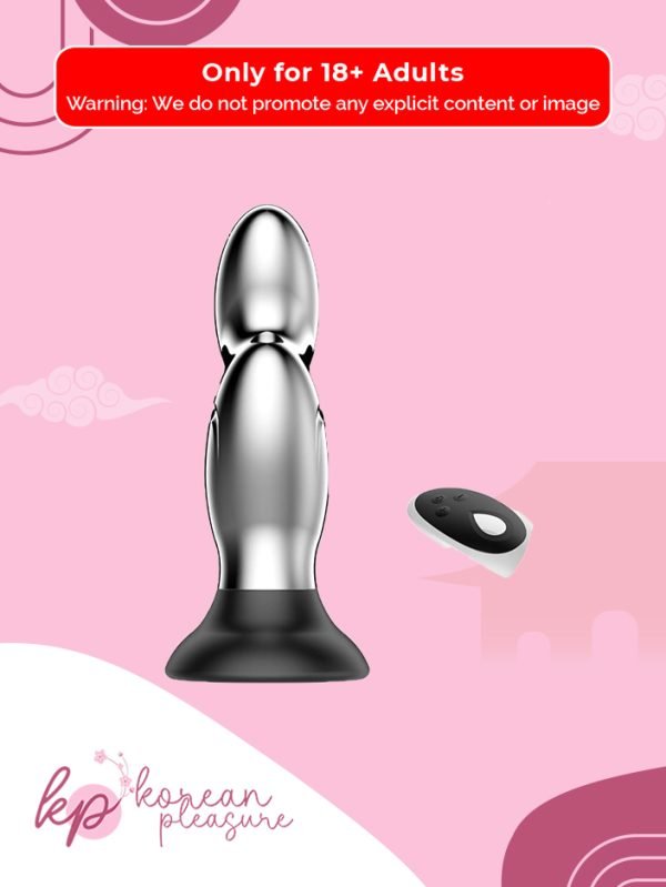 Portable Anal Vibrator with 10-Mode Vibration and Double Stimulation