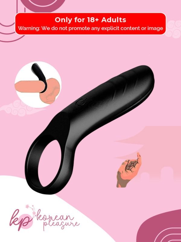 Prostate Massage Penis Ring Vibrator with 10-Mode Vibrations