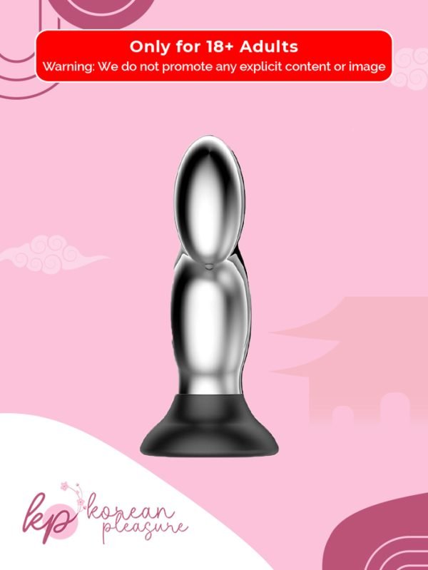 Portable Anal Vibrator with 10-Mode Vibration and Double Stimulation