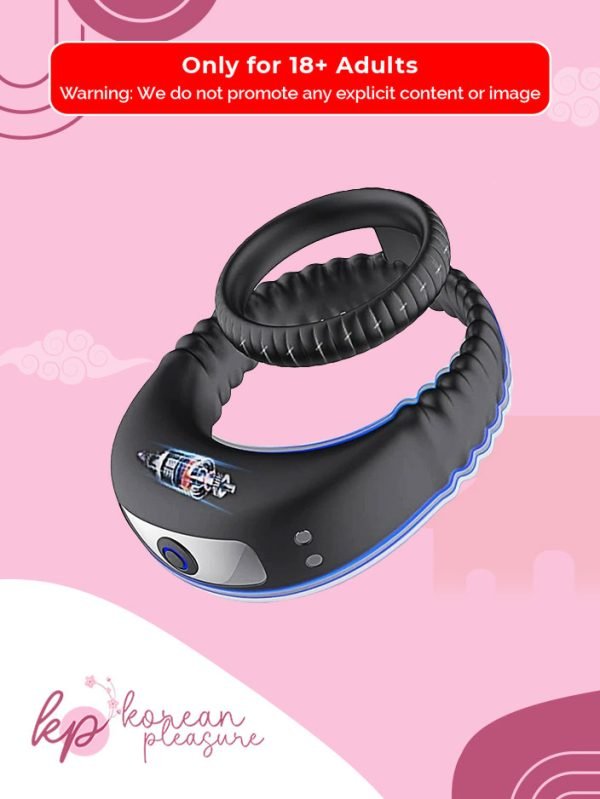 Noiseless Black Cock Ring with Super Elasticity