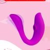 USB Rechargeable Sucking Vibrator with 10-Mode Vibrations