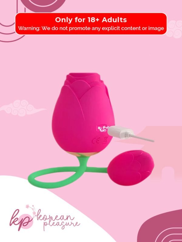 Micro Rose Egg-Shaped Sucking Vibrator for Clitoral and G-spot Stimulation