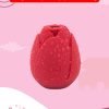Rose-Shaped Handheld Sucking Vibrator with Clitoral Suction